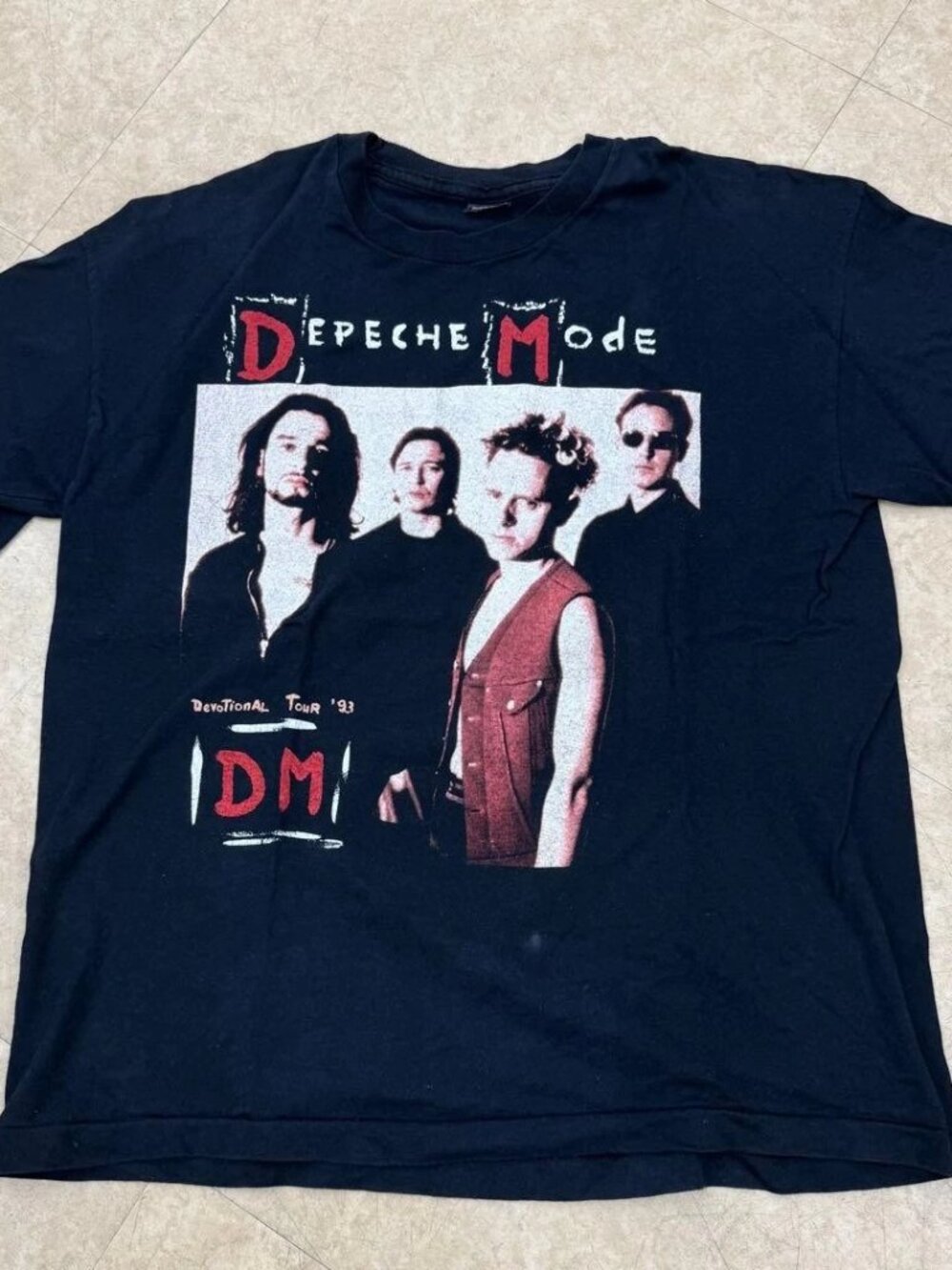 Depeche Mode Band T-Shirt Men Rare Band T Shirt